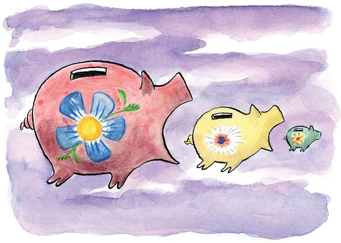 Banco, banquito y bancote