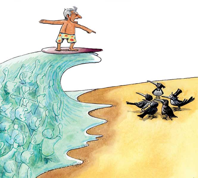 El tsunami electoral